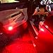 Alla Lighting Super Bright DE3021 DE3175 LED Bulbs, Red Dome, Map, Trunk, Step Courtesy Lights, 31mm 7065 DE3022 CAN-Bus Interior Festoon Lamps
