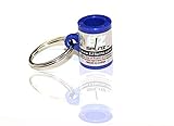 EZ Splitz Cigar Cutter Blunt Splitters - Small Size Cigar (Blue) With Solid Steel Keychain by SirGARA