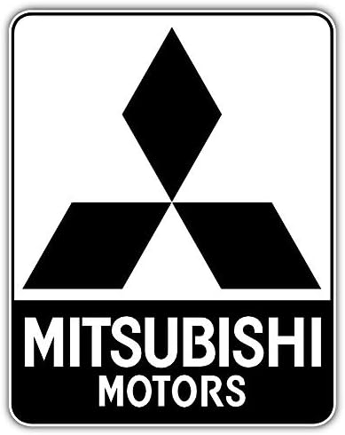 Auto Sticker Mitsubishi Motors Logo Car Bumper Decal 4'' X 5''