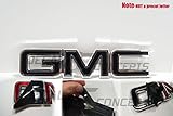Decal Concepts GMC Sierra/Yukon Gloss Black Front Grill Emblem Overlay Wrap Kit (07-17)
