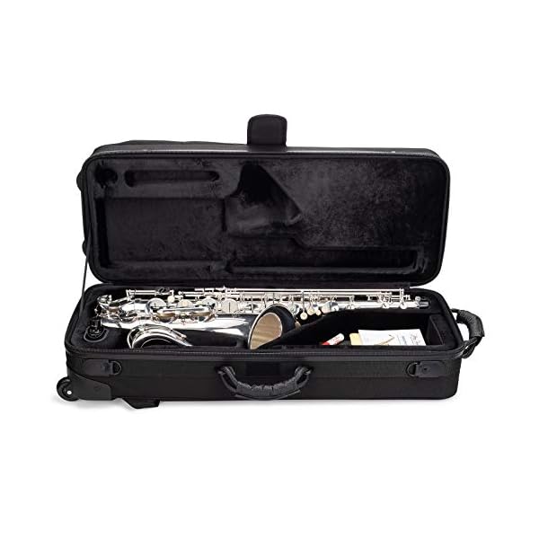 Saxofón Tenor Jean Paul Plateado Ts-400 Made In Usa - Imagen 6
