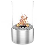 Moda Flame GF307950SS Ghost Tabletop Firepit Ethanol Fireplace - Stainless Steel