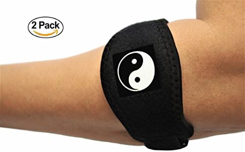 Tennis Elbow Brace (1 Pack) with Compression Pad - Bandit Therapeutic Forearm Band - Best Pain Relief for Elbow Tendonitis - One size for Men and Women