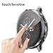 Seltureone (3 Pack) Compatible for Samsung Galaxy Watch Active 2 Case 44mm (2019), Heavy-Duty Overall Full Body Protective TPU Anti-Scratch Cover for Active2 44mm (Clear)