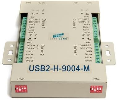 Hi-Speed USB to 4 Port Serial RS232 / RS485 Industrial Adapter