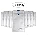 RFID Blocking Sleeves (10 x Sleeves) Prevent Identity and Credit Card Skimming by NFC or RFID Scanners, Credit Card Readers. Sleek and Discrete Design for Men and Women