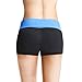 BALEAF Women's High Waist Swim Yoga Volleyball Shorts Running Workout Tennis Athletic Shorts Inner Pocket Little Boy Blue Size S