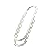 Sterling Silver Paper Clip Money Clip made in Italy 2 3/8 x 5/8 inch