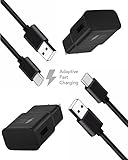 Note 9 USB Type-C Cable Adaptive Fast Wall Charger Samsung Galaxy S9, S8, S9 Plus, LG V30 V20 G6, Google Pixel 2, Nexus 5X 6p, GoPro5 OnePlus 5, HTC U11 by BoxGear (Fast Wall Charger + Type-C Cable)