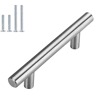 homdiy 20Pack Kitchen Cabinet Handles Brushed Nickel Cabinet Pulls Modern Cabinet Hardware for Cupboard
