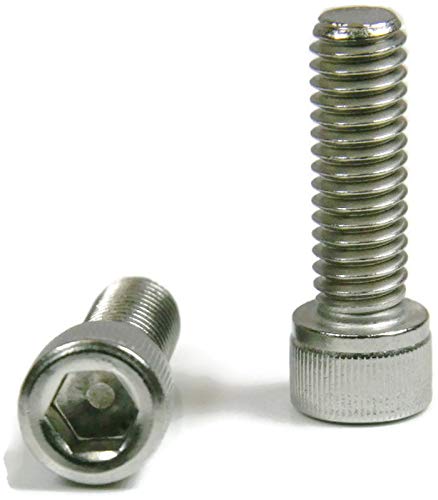 JumpingBolt Stainless Steel Socket Head Cap Screws #10-24 x 1'' Packing Quantity - 100 - Quality Assurance from