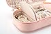 Vlando Small Tassels Travel Accessories Jewelry Box/Bag, Gift Box Packing (Pink)