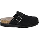 Mephisto Womens Halina Suede Black Sandals 9 US