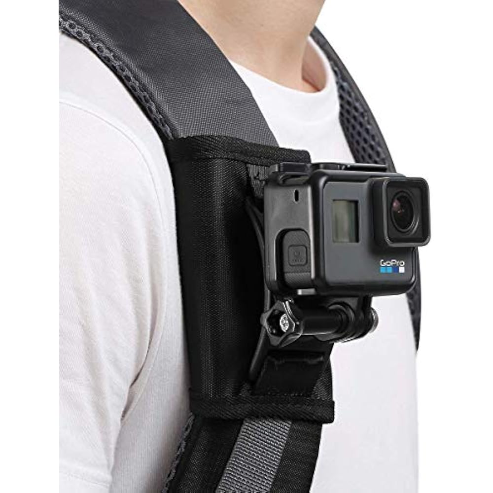 Backpack Strap Knapsack Shoulder Mount Fixed Holder Improvement GoPro