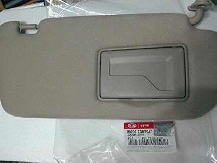 Kia Motors Oem Genuine 852022g010j7 Factory Front Passenger Right Inside Sun Visor 1 Pc Beige For 07 08 09 10 Kia Optima Magentis Automotive Amazon Com
