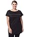 Chicwe Women's Plus Size Tunic Top with Stylish Beads Trim US12-30