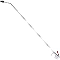 Hiltex 31111 Long Reach Pneumatic Air Blow Gun | 24 Length | 1/4" NPT Air Inlet | Angled Aluminum Nozzle with Pistol Grip Tr