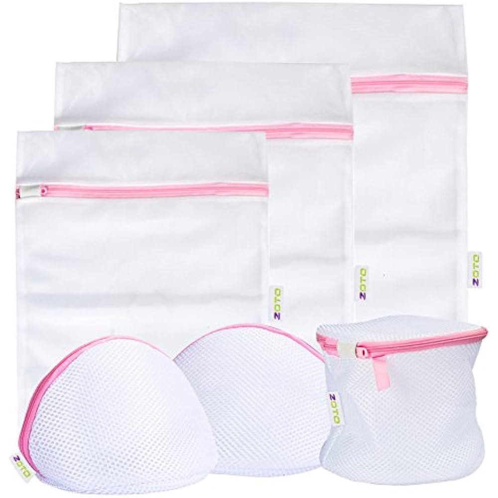 Laundry Wash Bag, 6 Set Mesh Dedicates Bra Washing With Zipper