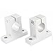 uxcell Milling Machine Linear Rail Shaft Guide Support SK20 20mm Bore 2pcs