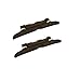 Musiclily 114mm Rosewood Adjustable Compensated Mandolin Bridge (Pack of 2)