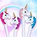 ArtCreativity Unicorn Pens for Kids, Set of 12, Unicorn Party Favors for Girls and Boys, Great Writing Performance, Cute Unicorn Stationery School Supplies and Party Bag Fillers