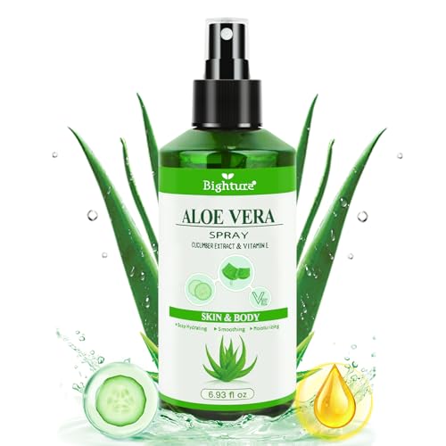 BIGHTURE Aloe Vera Spray from Freshly Cut Pure Aloe, Aloe Vera... 41wC23CC83L
