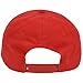 Coca-Cola Men's Adjustable Cap in Washed Twill, Red, One Size