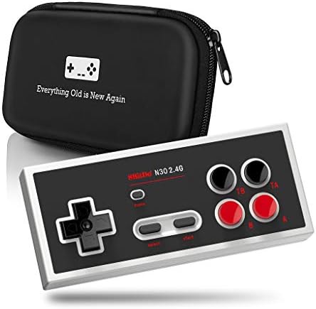 8Bitdo N30 2.4G Wireless Gamepad - Includes Bonus Carrying Case - NES Classic Edition