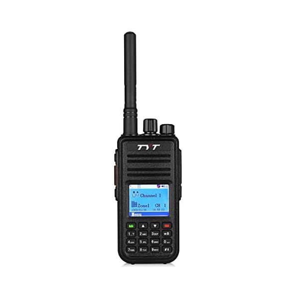 TYT-Tytera-MD-380-DMR-Digital-Radio-400-480UHF-Up-to-1000-Channels-with-Color-LCD-Display-Programming-Cable-and-2-Antenna-High-Gain-Antenna-in-cluded-Black