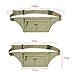 niceeshop Waterproof Sporty Running Waist Pack Bag Money Belt for iPhone,Khaki