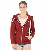EASYHON Womens Soft Zip Up Fleece Hoodie Sweater Jacket