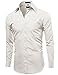 Men's Regular Fit Dress Shirt Ivory N:20.0