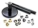 CRAFTMEMORE Set of Eyelet Grommet Setter Punch Tool Anvil and Hole Punch Cutter with 200pcs Eyelets (2 MM, Gunmetal)