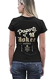Decrum Harley Quinn Suicide Squad Property Of Joker Logo Black Tshirt XL