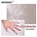 EDLDECCO 20.5 inch Snowy White Cozy Faux Fur Christmas Stocking for Holiday Party Decorations Gift-One Piece