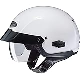 HJC Unisex Adult is-Cruiser Solid White Half Helmet