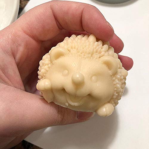 3D Cute Hedgehog Soap Mold Craft Art Silicone Soap Mold DIY Handmade Candle Mold Chocolate Plaster of Paris Mould - Thumbnail 5