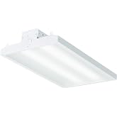 Lithonia Lighting I-BEAM LED High Bay Light, Dimmable, 12000 Lumens, 5000K | LED Shop Lights for Warehouse, Garage, Work Light, MVOLT 120-277V, Ceiling Lighting Fixture, Daylight (IBE 12LM MVOLT 50K)