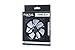 Fractal Design Dynamic GP-14 Computer Fan - Silent Fan - High Airflow – 140x140x25 mm – 1000RPM – FDB-Bearings – Trip Wire - Aerodynamically shaped struts – 12v - Black/White (Single)