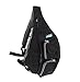 Meru Sling Bag - Sling Backpack for Women and Men – Premium Quality Crossbody Bags for Women. Exclusive Memory Foam Comfort Strap (Black)