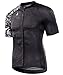 RION Cycling Jersey Men Short Sleeve Cycling Fit Lightweight Fabric Moisture Wicking,Cycling Shirt with 3 Back Pockets