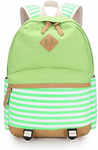School Backpacks For Teenager Girls Canvas Striped Printing Women Backpack Bag Female Escolar Mochilas CB227