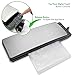 NutriChef Updated Version Vacuum Sealer | Automatic Vacuum Air Sealing System For Food Preservation w/ Starter Kit | Compact Design | Lab Tested | Dry & Moist Food Mode, Stainless Steel