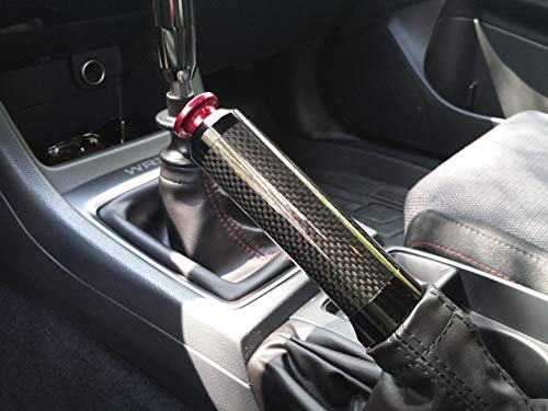 3amotor Dry Carbon Fiber Replacement E-Brake Handle (BLACK) for Subaru BRZ/Scion FR-S/Toyota FT86 & 2015+ WRX/STi