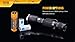 Fenix TK15UE 1000 Lumen CREE LED Tactical/hunting Flashlight with Two EdisonBright CR123A batteries bundle