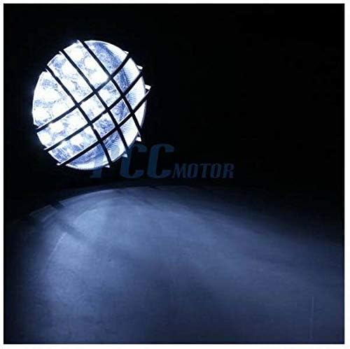 12V LED HEADLIGHT LAMP W// HIGH LOW BEAM 3 WIRE ATV GO KART QUAD SCOOTER I LT04