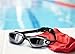 Pro Anti-Fog Swimming Goggles by VivoPro Sports | Flexible Silicone Frame & Gasket, UV Protection w/ Polycarbonate Mirrored Lenses, Anti-Fog Coating | for Women, Men, and Kids, Includes FREE Ear Plugs