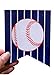 Gyzone Baseball Birthday Banner, Funny Pre-Strung Bday Sign Party Decorations