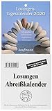 Losungen-Tageskalender 2020: Die täglichen Losungen und Lehrtexte by