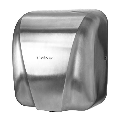 interhasa! Heavy Duty High Speed Automatic Commercial Hand Dryer - Stainless Steel,1800W